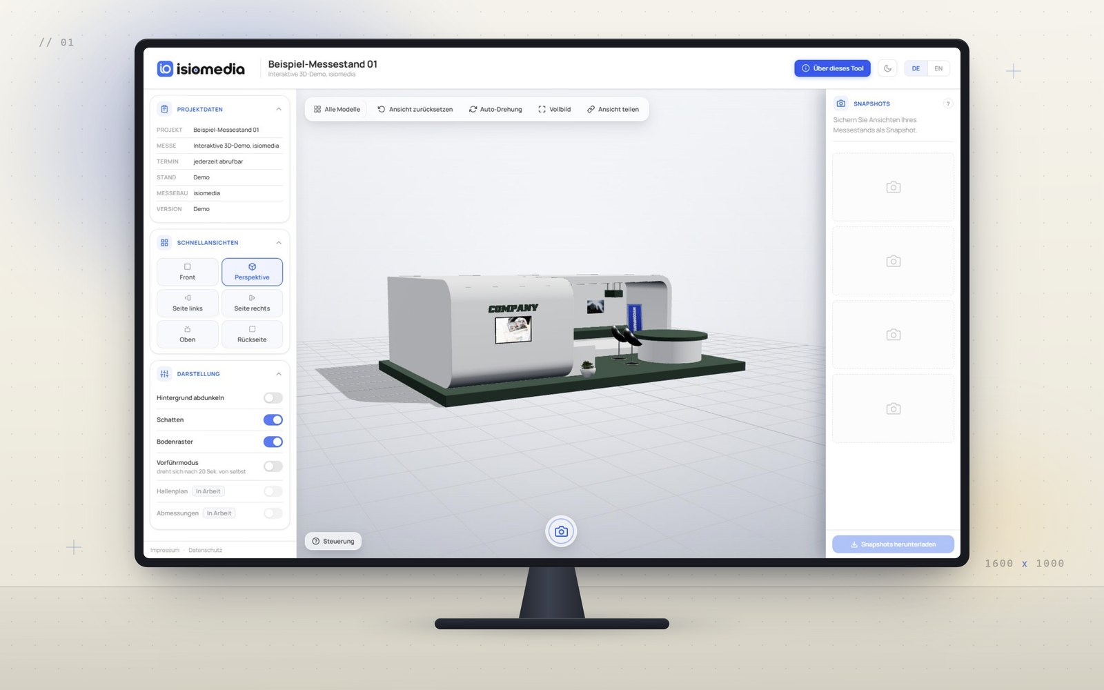 3D Exhibition Stand Viewer