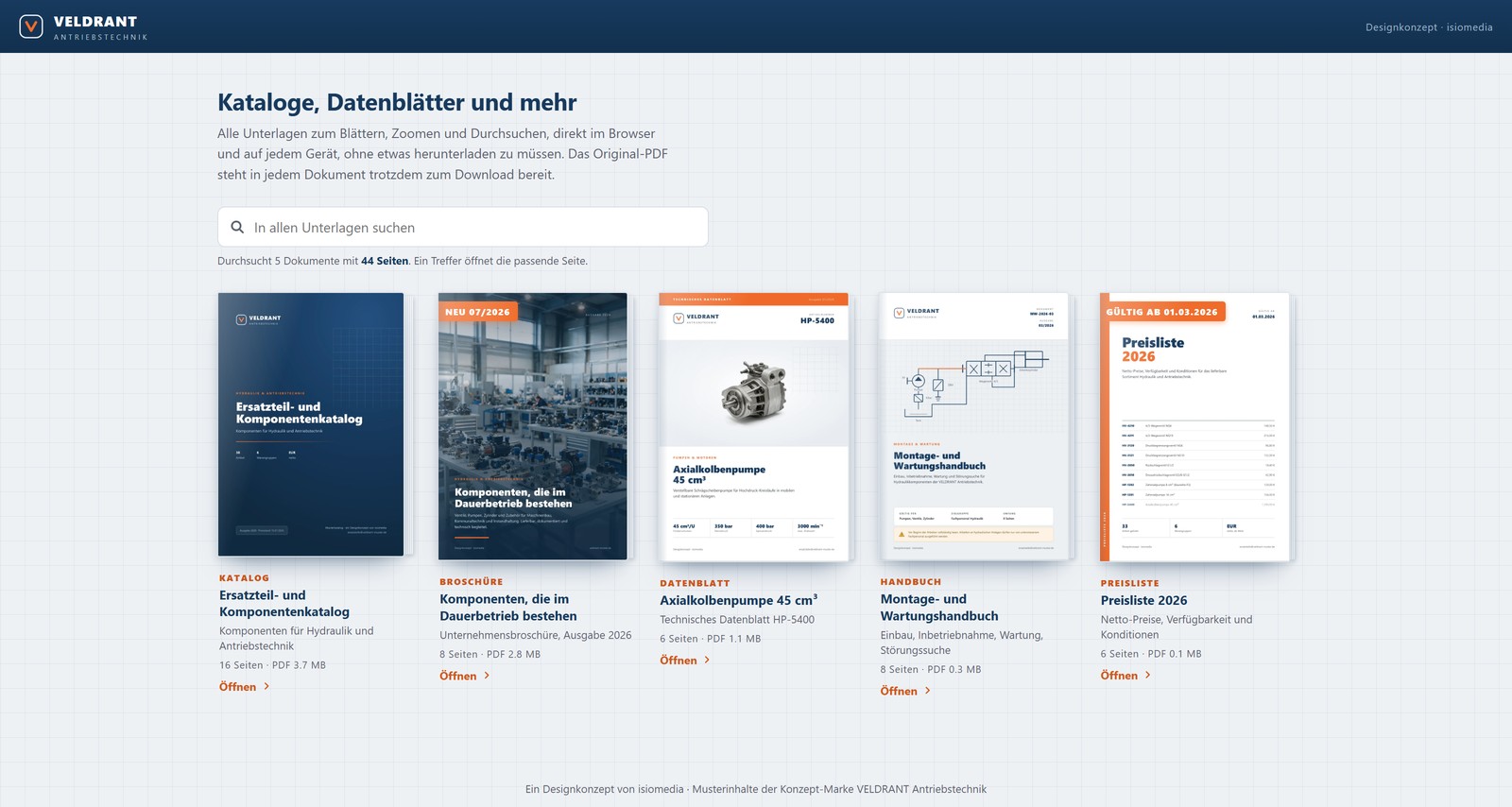 PDF brochure library