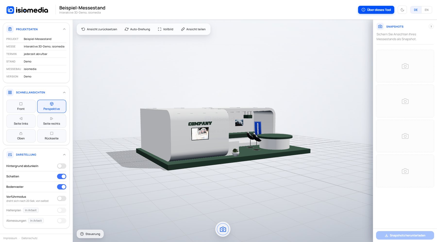 3D-Messestand-Viewer