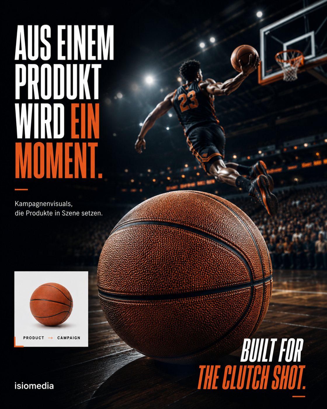 Basketball campaign · Built for the Clutch Shot.