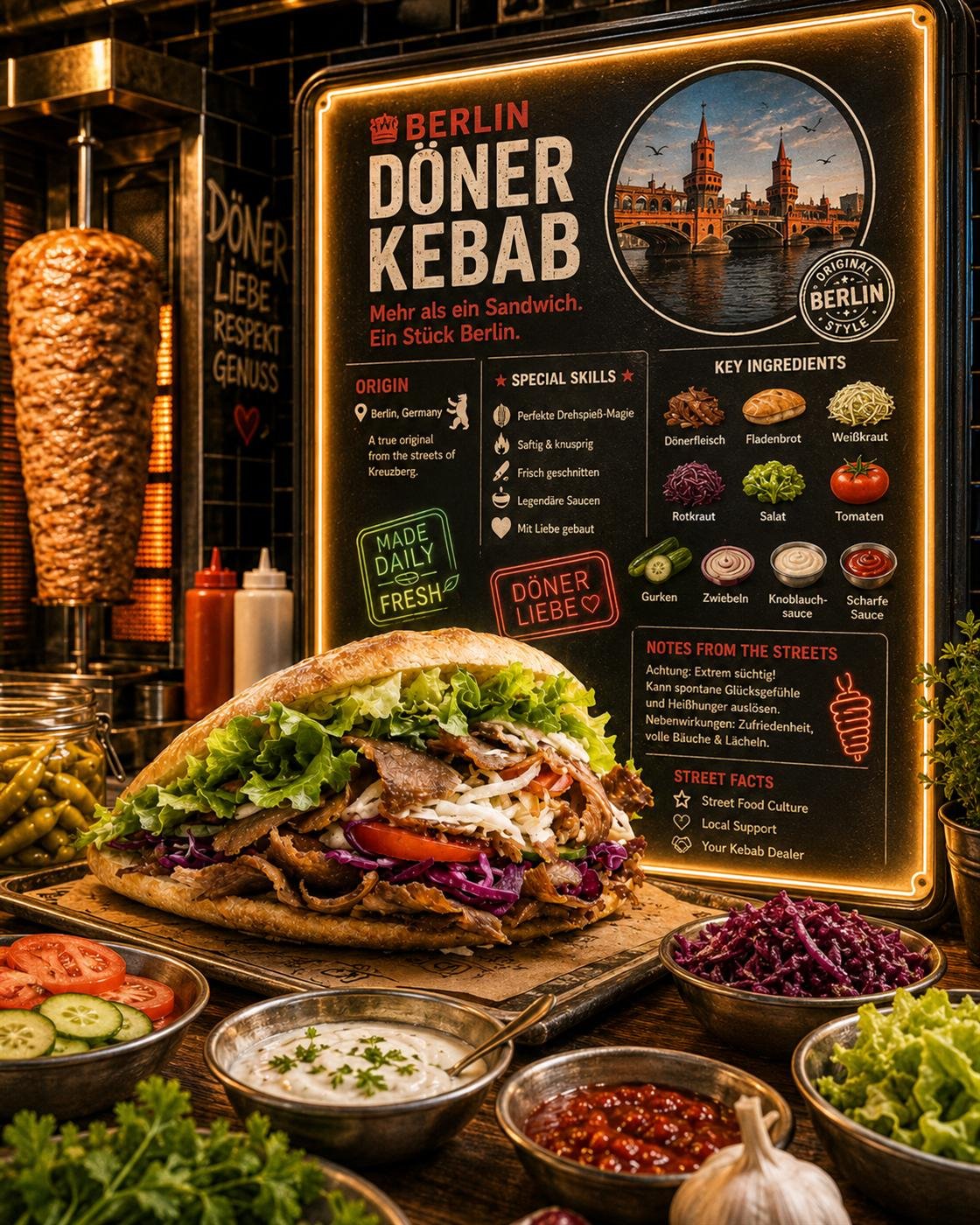 Döner Kebab · Neon Berlin