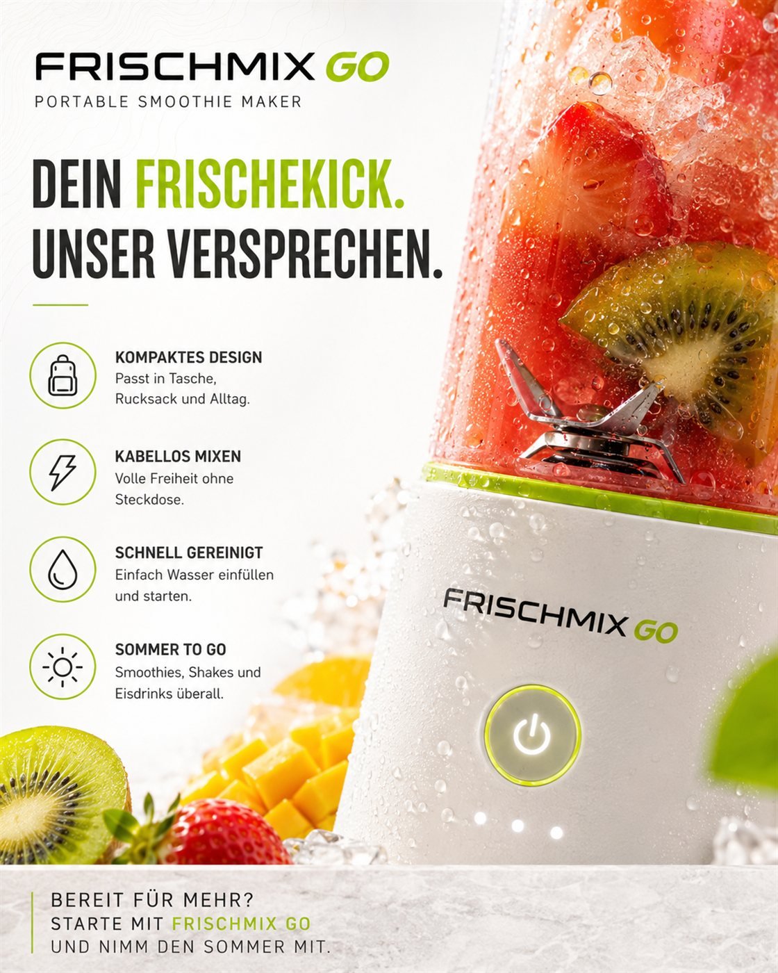 Frischmix Go · Your freshness boost, our promise
