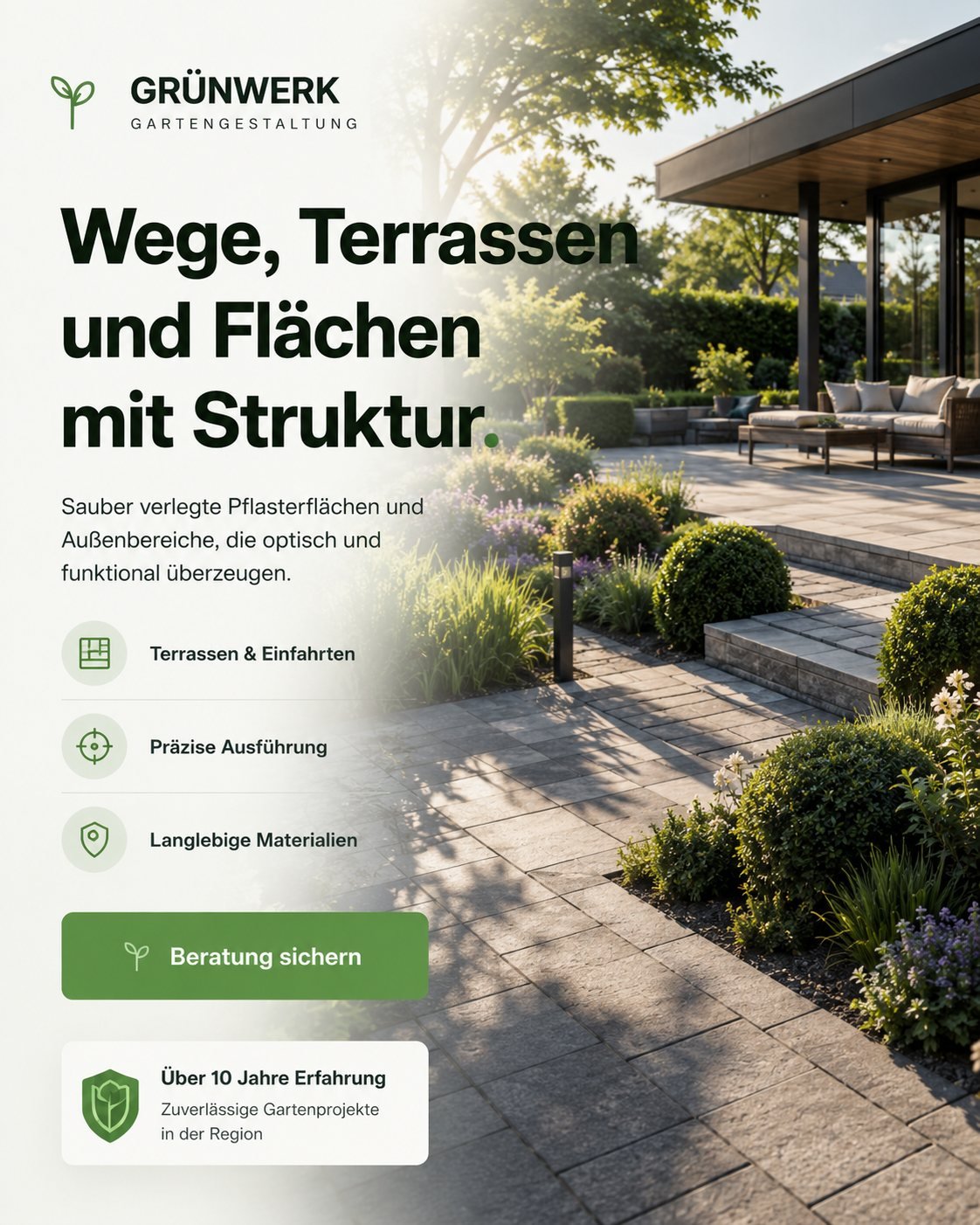 Grünwerk · Terraces and pathways