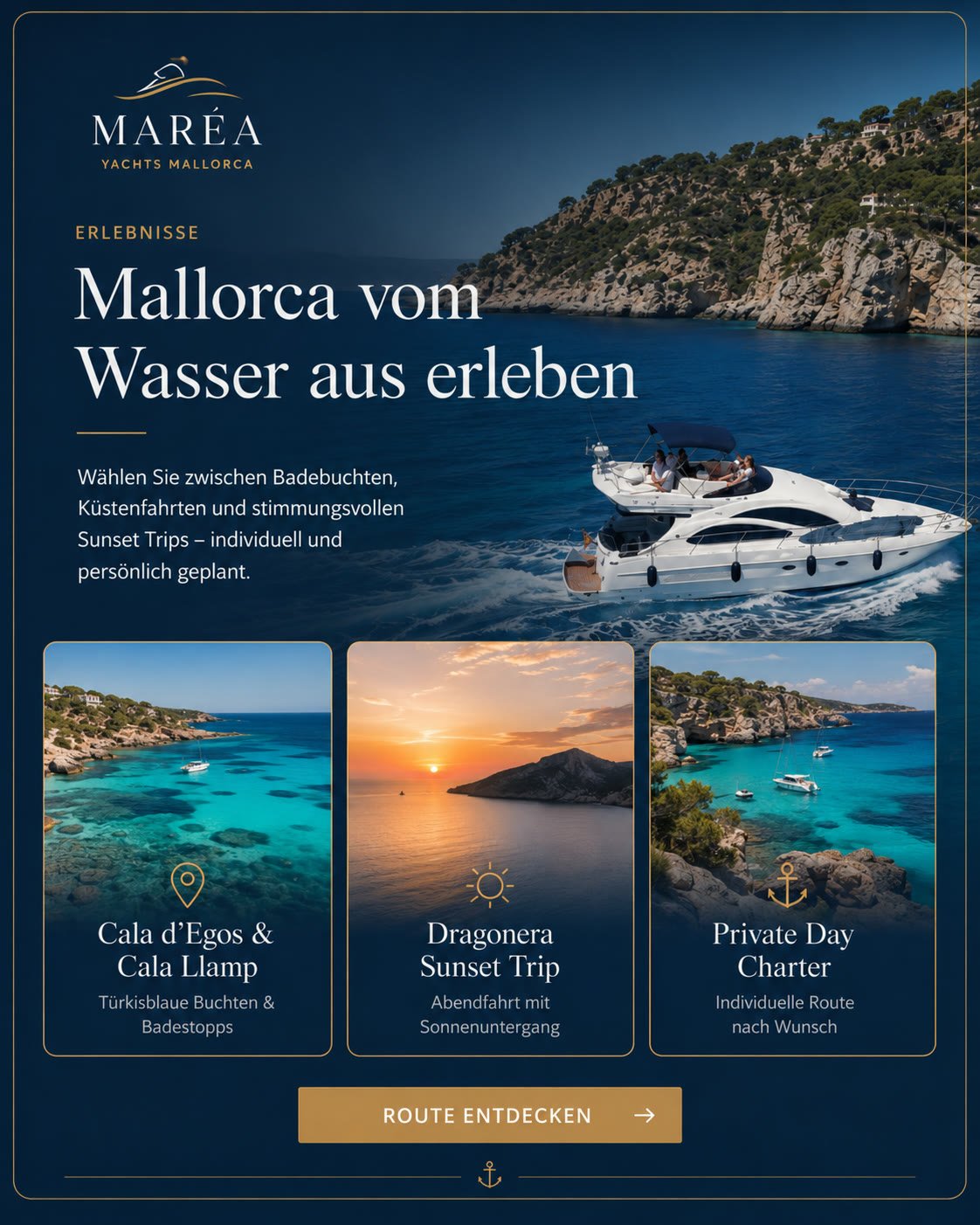 MARÉA · Experience Mallorca from the sea