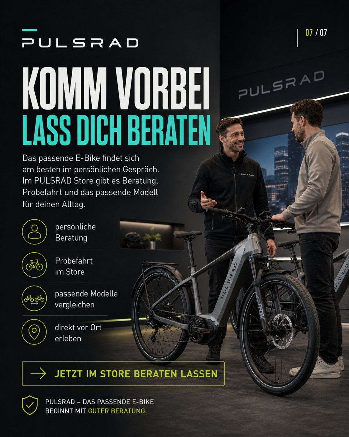 PULSRAD · Come in, get advice