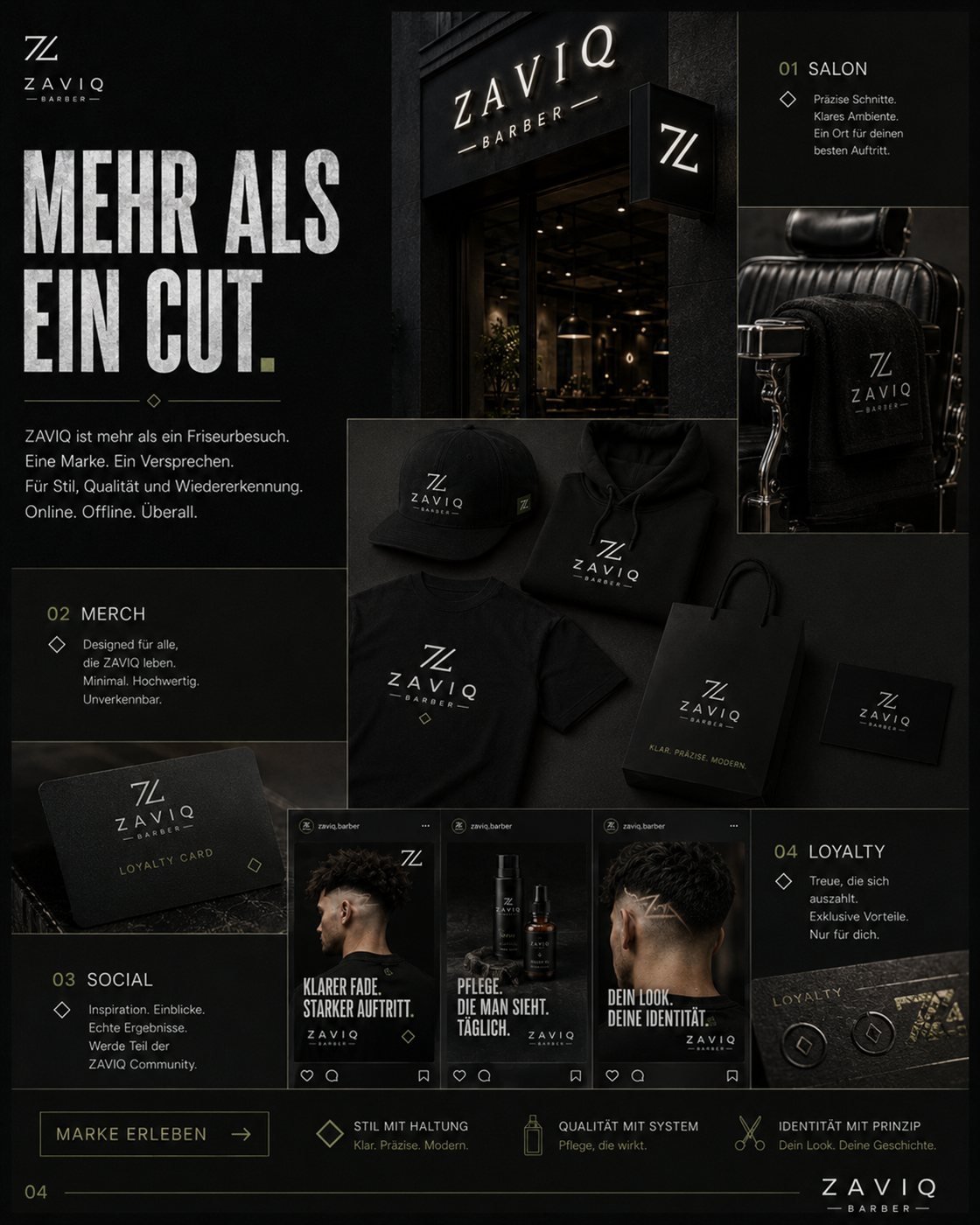 ZAVIQ Barber · More than a cut.